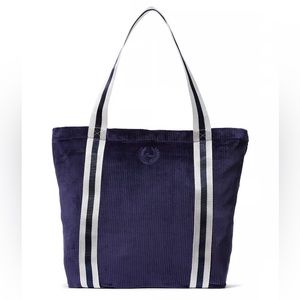 Brand New! Victoria Secret’s PINK Blue Ribbed Velour Tote Bag